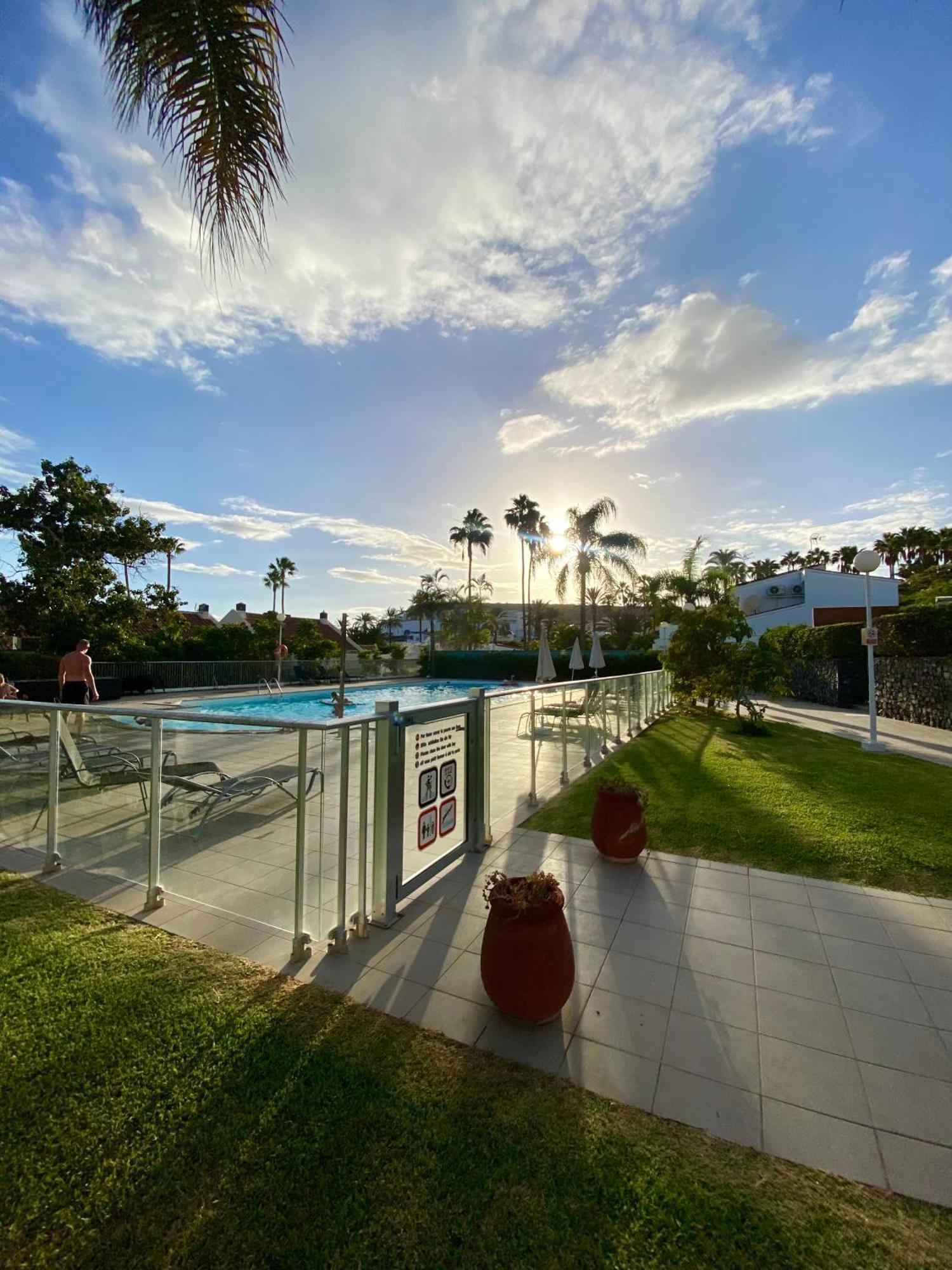Casa Con Terraza Y Piscina En Pasito Blanco, Cerca De Maspalomas Luaran gambar